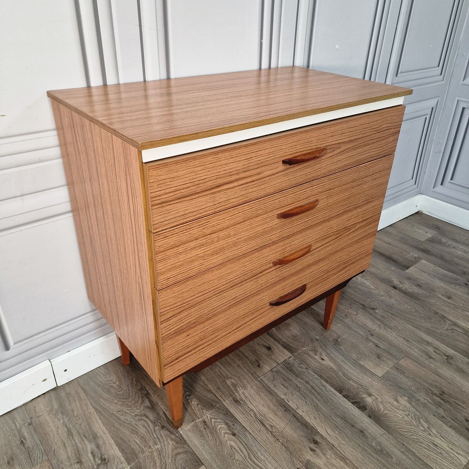 Lebus Chest Of Drawers Mid Century Danish  Cabinet Retro Vintage Teak photo furniture