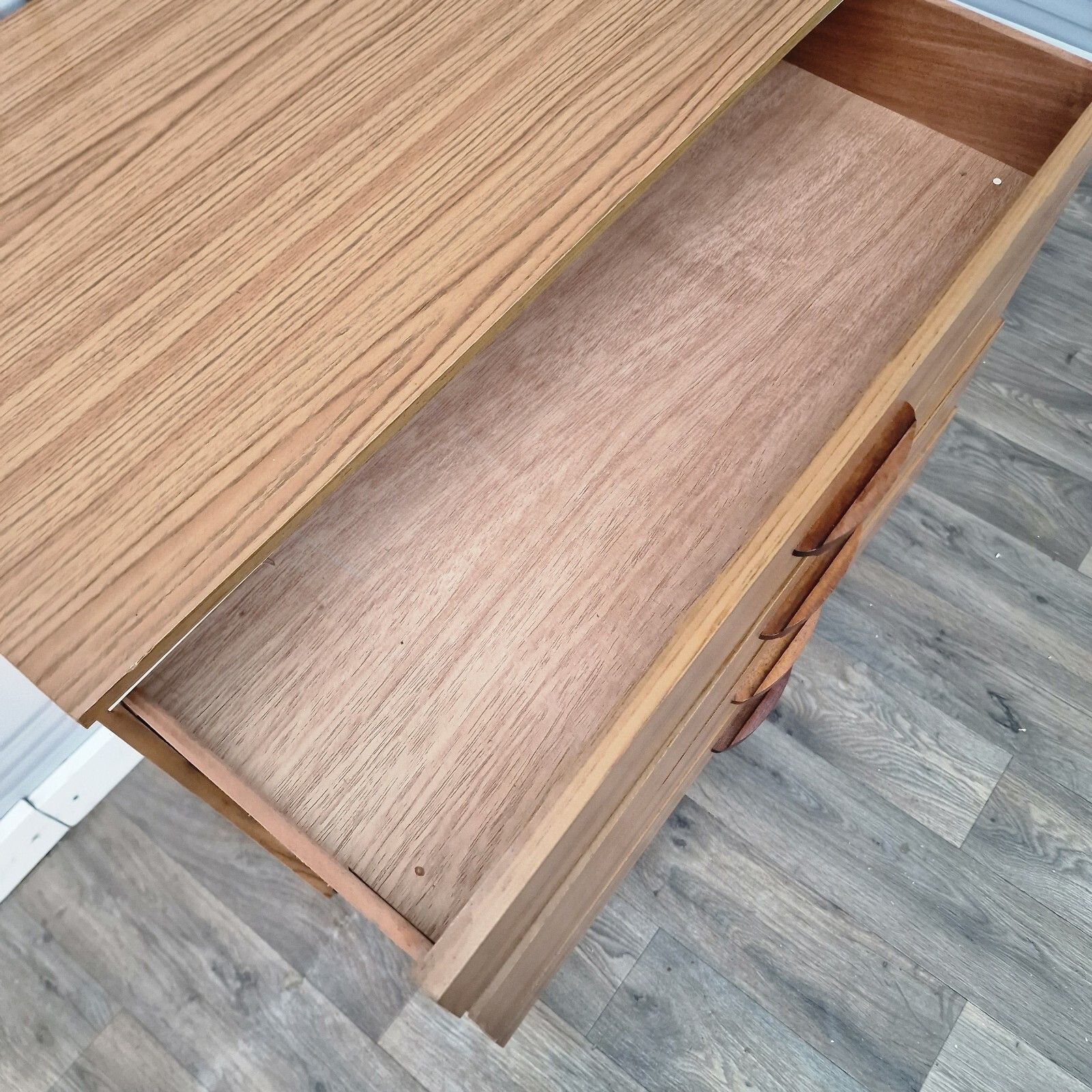 photo vinterior Lebus Chest Of Drawers Mid Century Danish  Cabinet Retro Vintage Teak