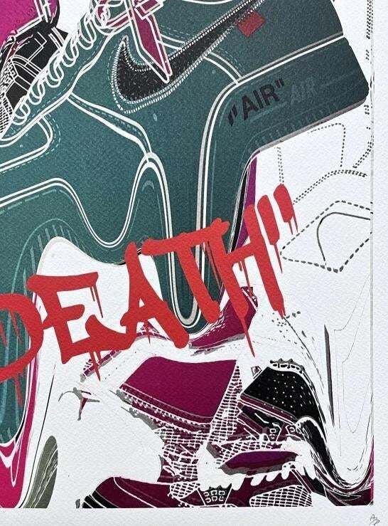 Death Nyc   Green Nike   Limited Edition With Certificate photo for sale