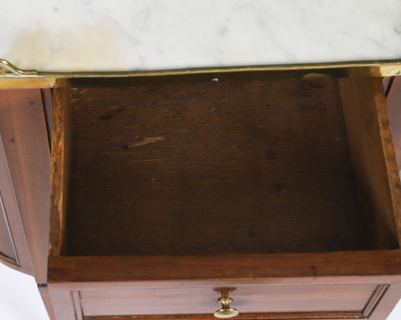 photo vintage Antique Pair French Louis XVI Revival Bedside Chests 19th C