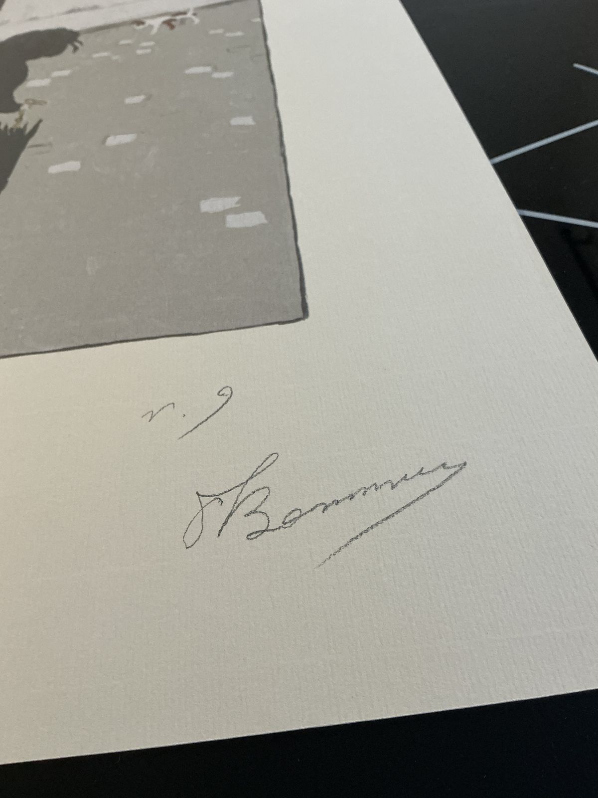 Late 18th Century Pierre Bonnard La Petite Blanchisseuse Hand Signed photo furniture