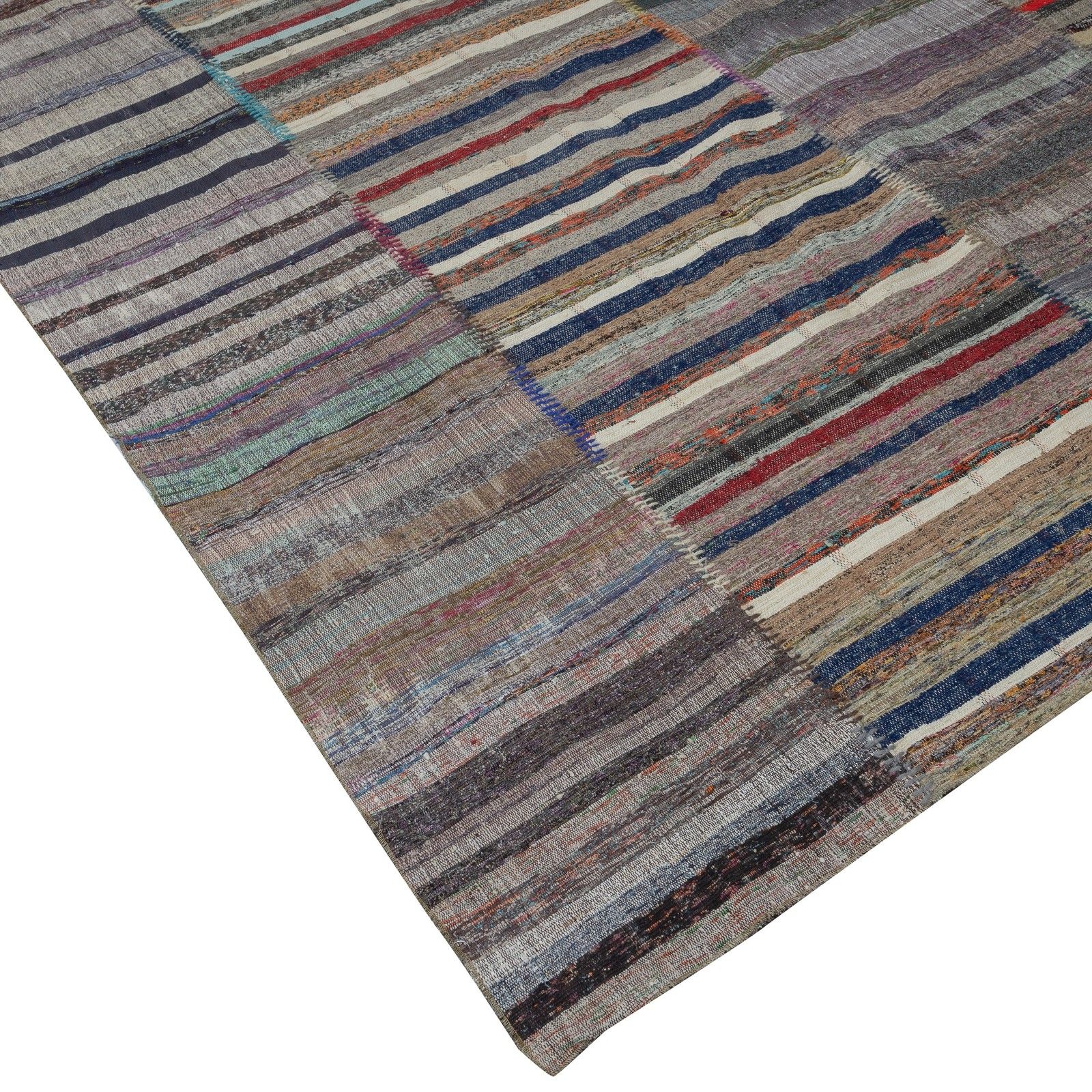 12.5x18.3 Ft Adjustable Vintage Oversize Kilim, Handmade Rag Rug, Cotton Carpet photo buy