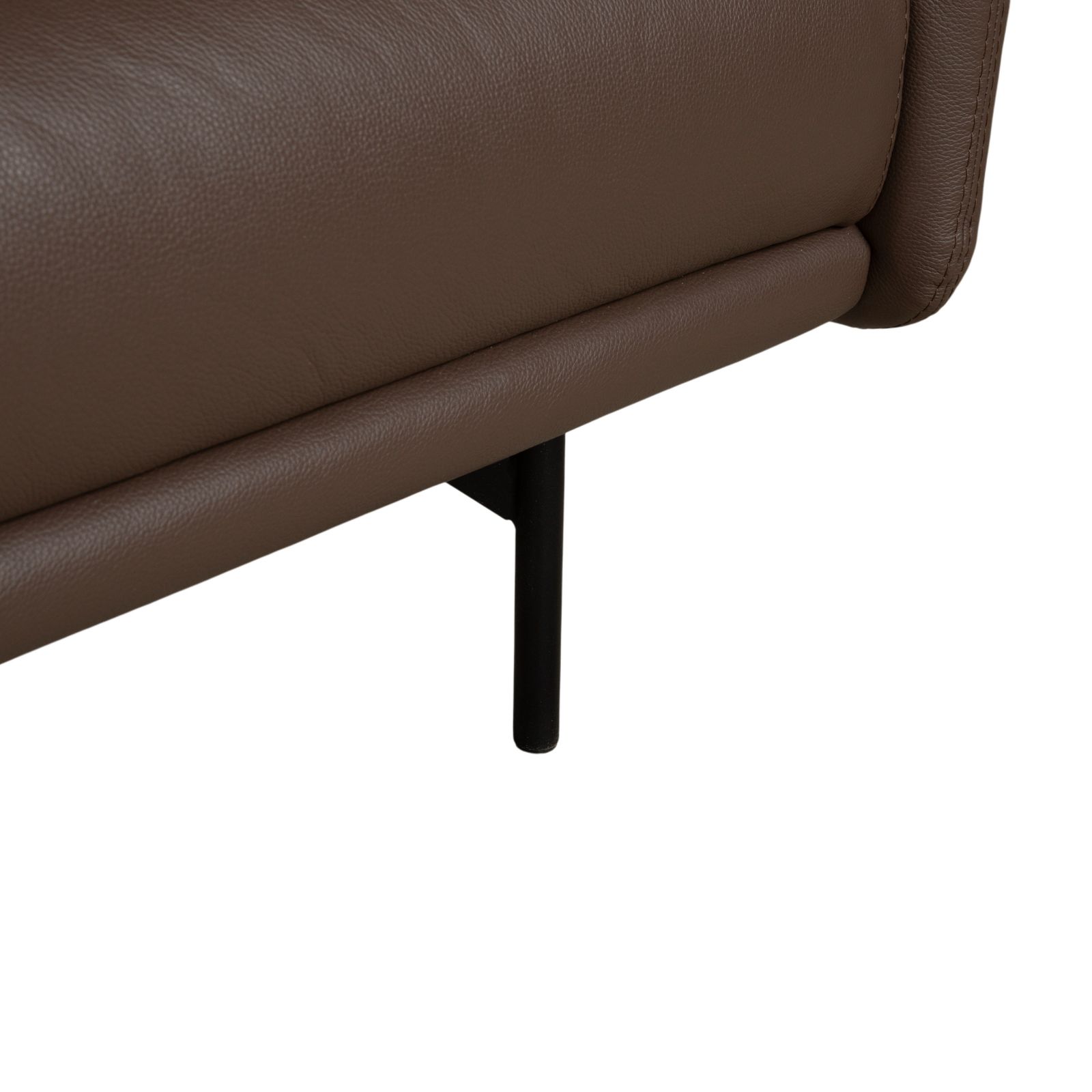 Boconcept Berne Leather Three Seater Brown Taupe Sofa photo vintage