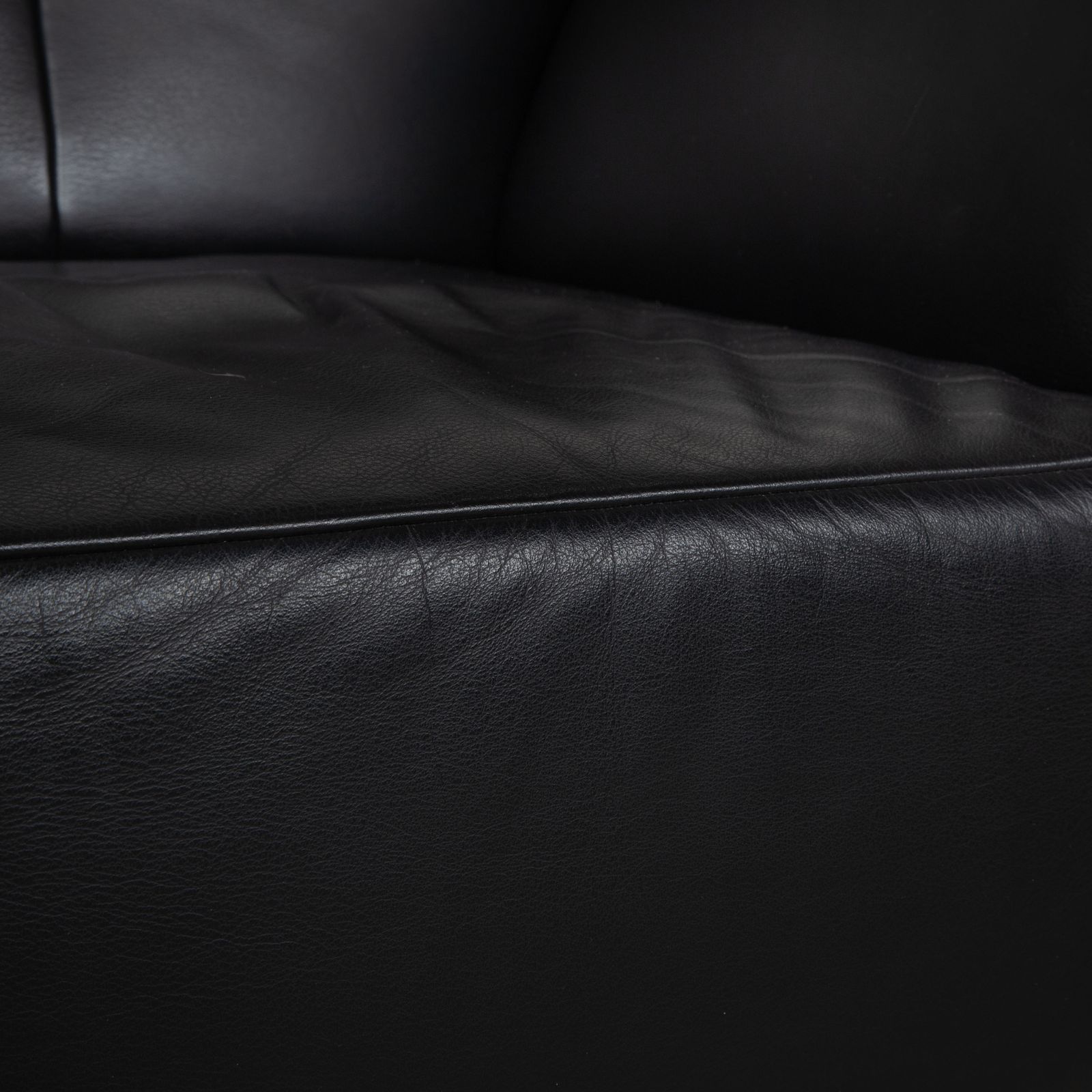 Fauteuil Jori JR-8400 en cuir noir, fonction manuelle photo 916.0