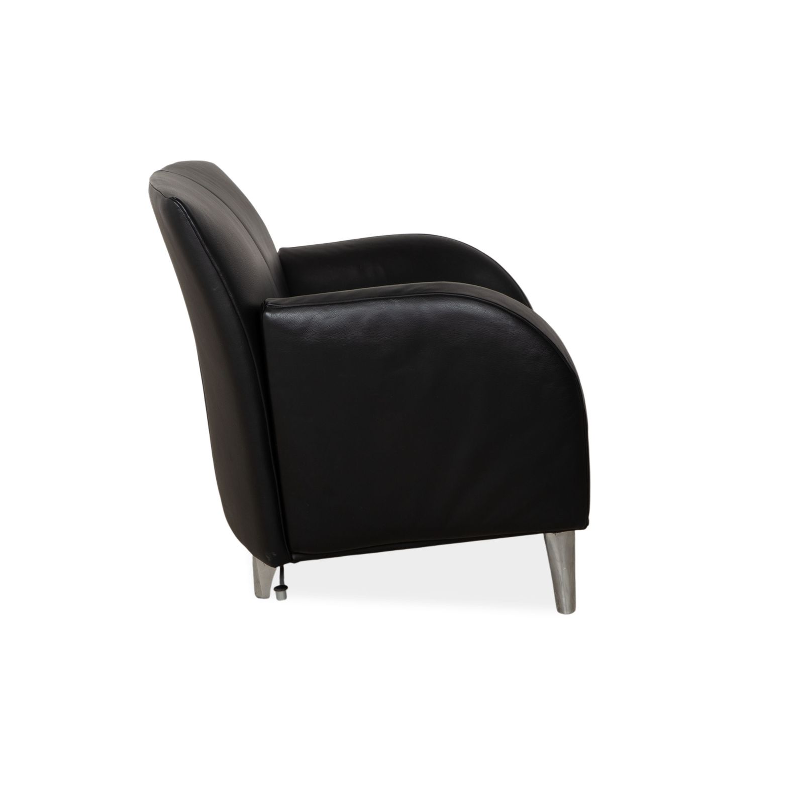 Mobilier Fauteuil Jori JR-8400 en cuir noir, fonction manuelle photo