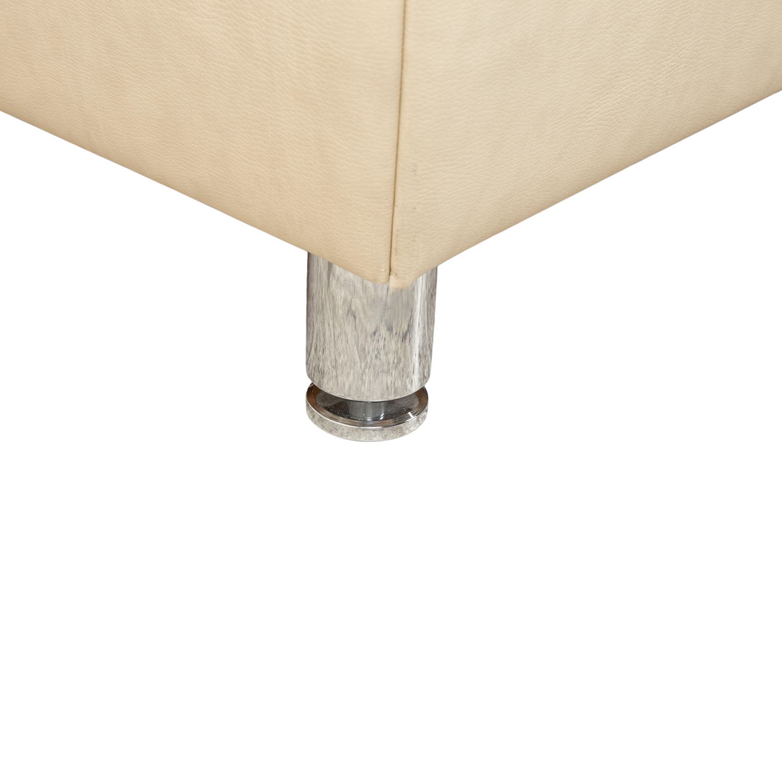 photo for sale Lit Ruf Loftline en simili-cuir, beige/crème, 180 x 200 cm