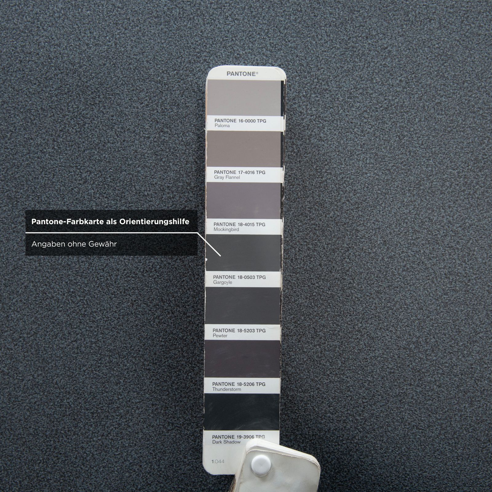 photo furniture Table à manger Rosenthal, gris foncé, pieds argentés, 180 x 90 cm