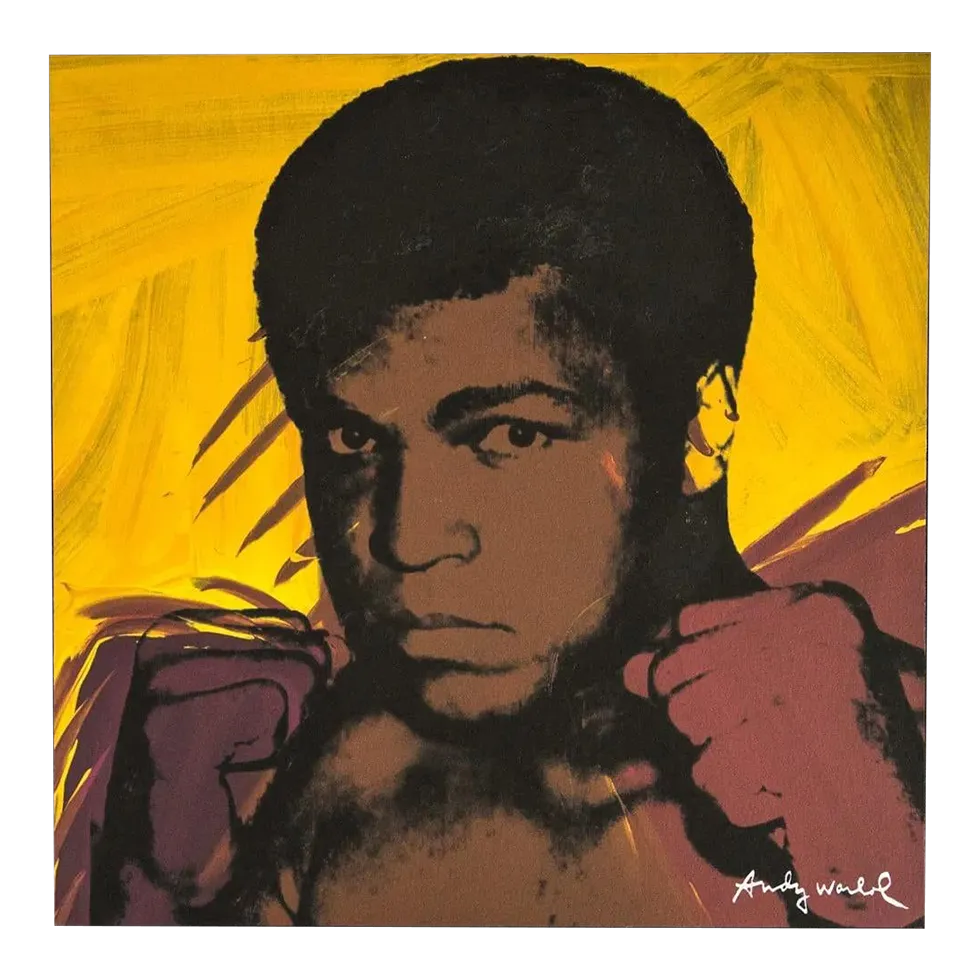 1986 Carnegie Museum Of Art After Andy Warhol "Muhammad Ali" Lithograph