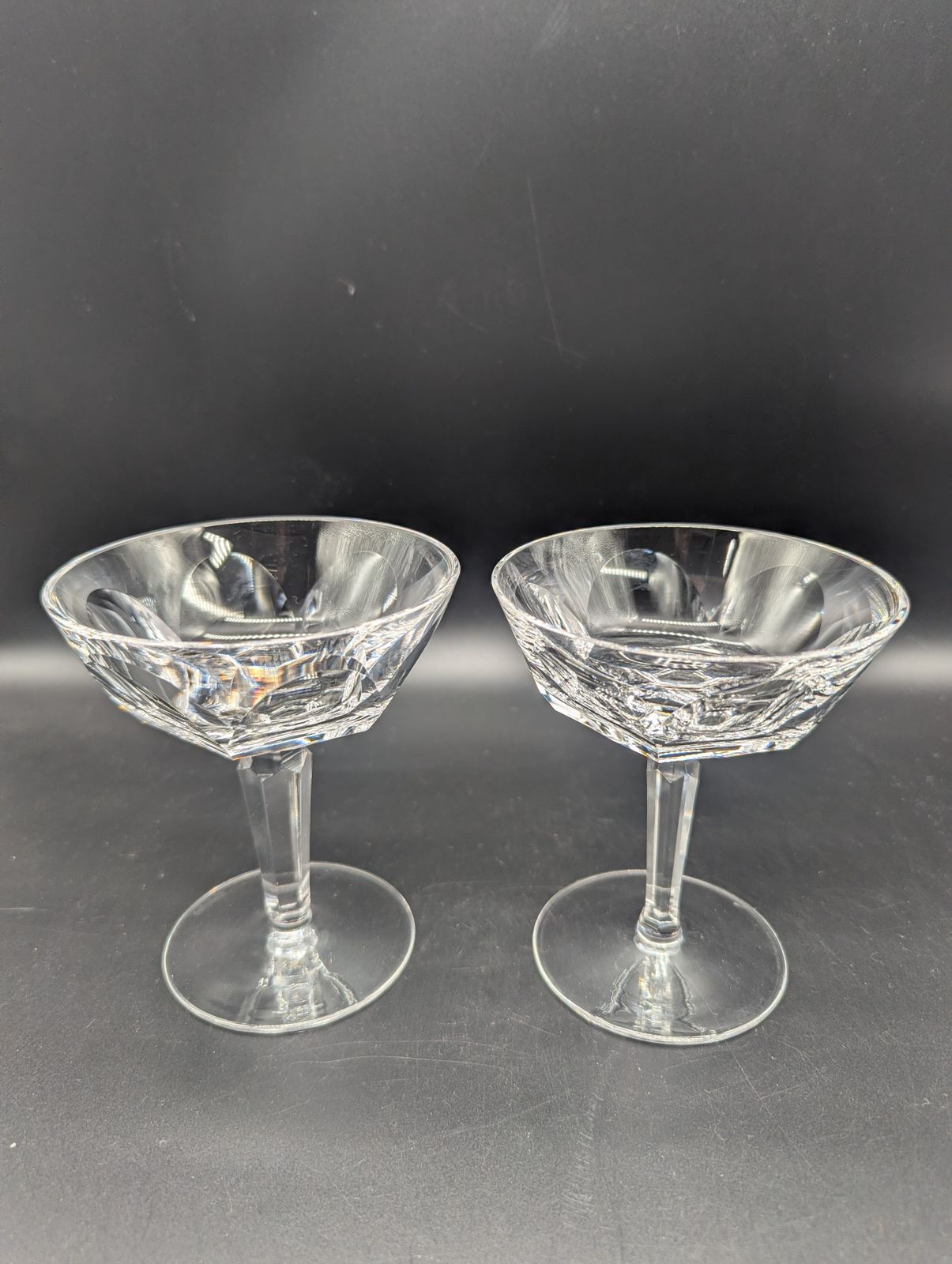 Champagne Coupes — Set Of 6 Waterford Full Size Coupes photo Home Decor