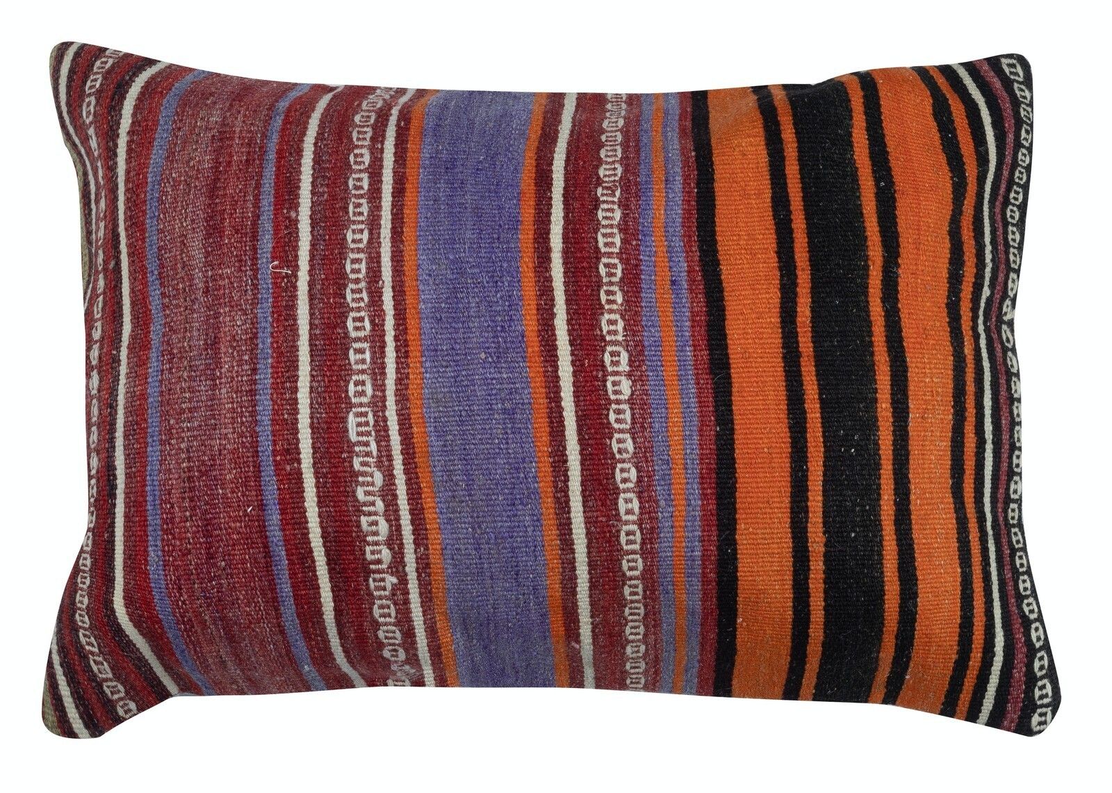 20"X28" Traditional Kilim Cushion Cover. Handwoven Turkish Accent Pillow