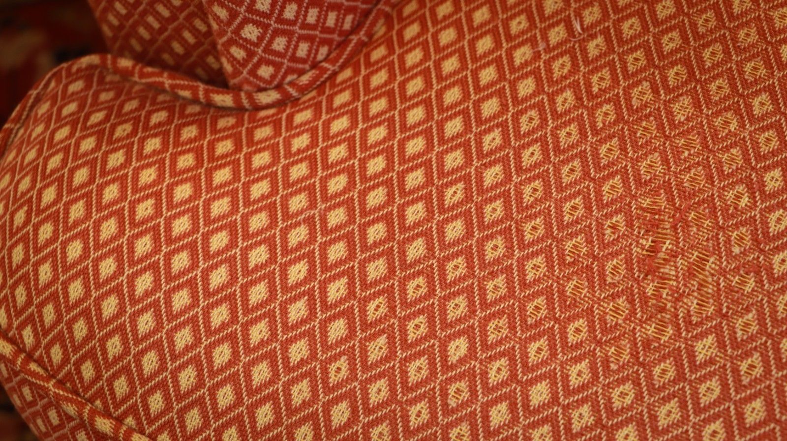 Superb Pair Broyhill Vintage Recliner Armchairs In Coral Fabric Del 🚚 photo buy