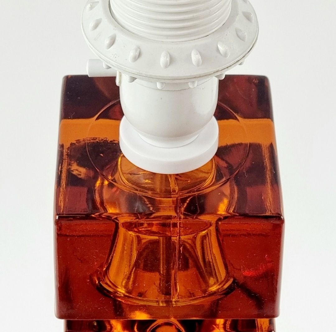 photo for sale Large Mid Century Scandinavian Art Glass & Brass Table Lamp By Carl Fagerlund For Orrefors, Sweden, 1960s