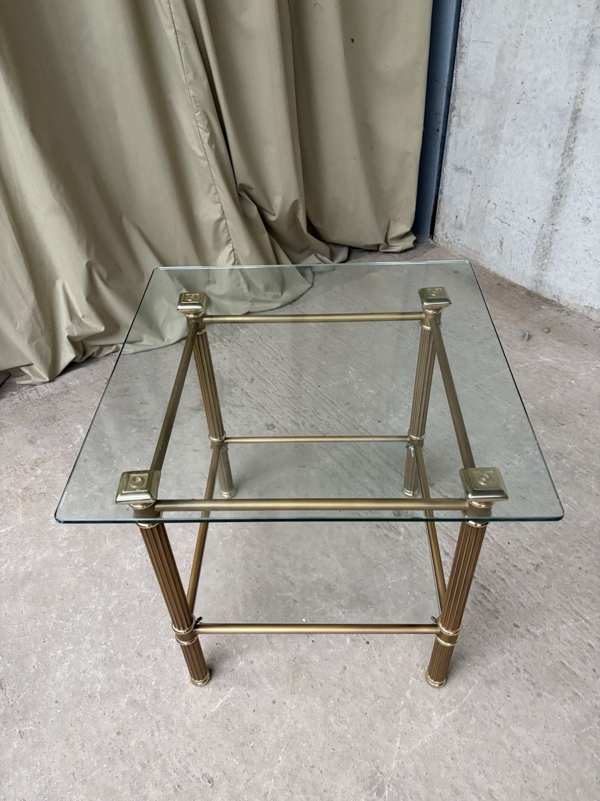 Vtg Late Mid Century Hollywood Regency Style Side Table Italian Retro R1062 photo buy