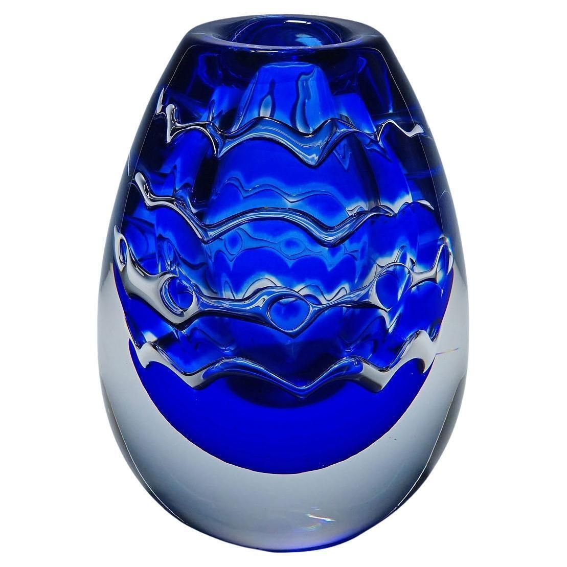 Unique Ariel Vase By Mikael Kenlind For Vase Vitreum Sweden