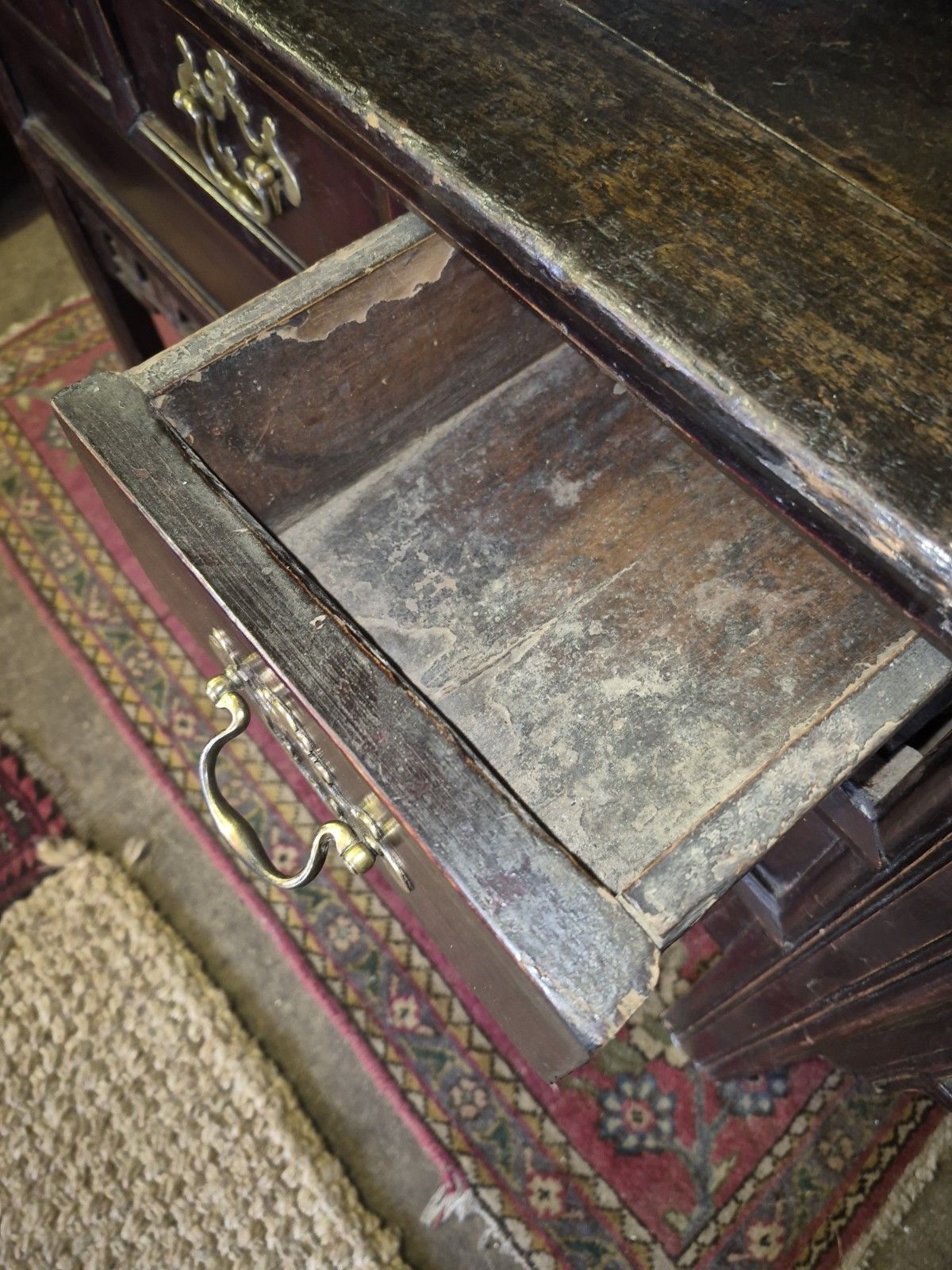 photo vinterior An Incredible Early 19th Century Provincial Chinese Hardwood Altar Console Table
