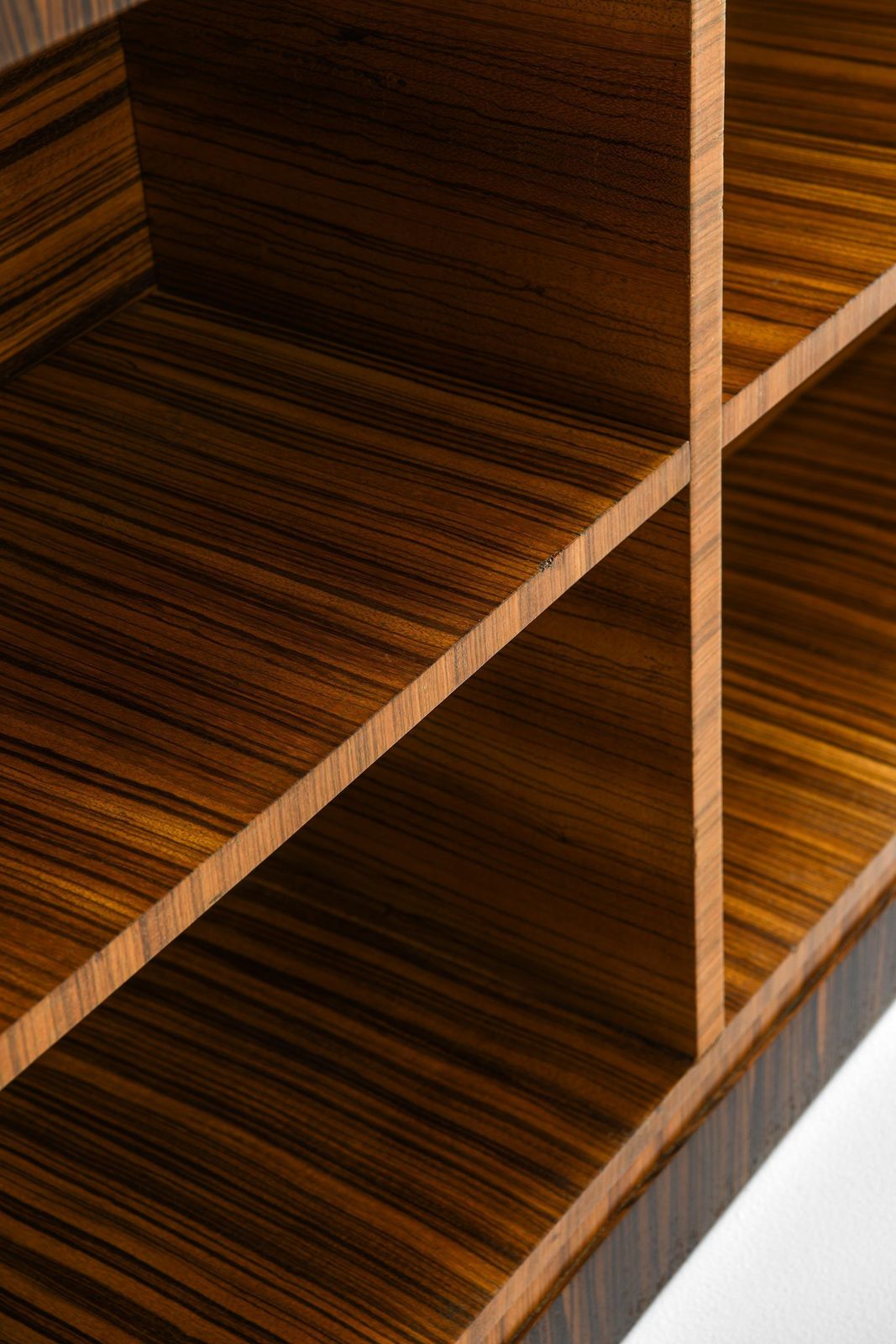 Macassar And Zebrano Bookcase By Axel Einar Hjorth, 1934 photo vintage