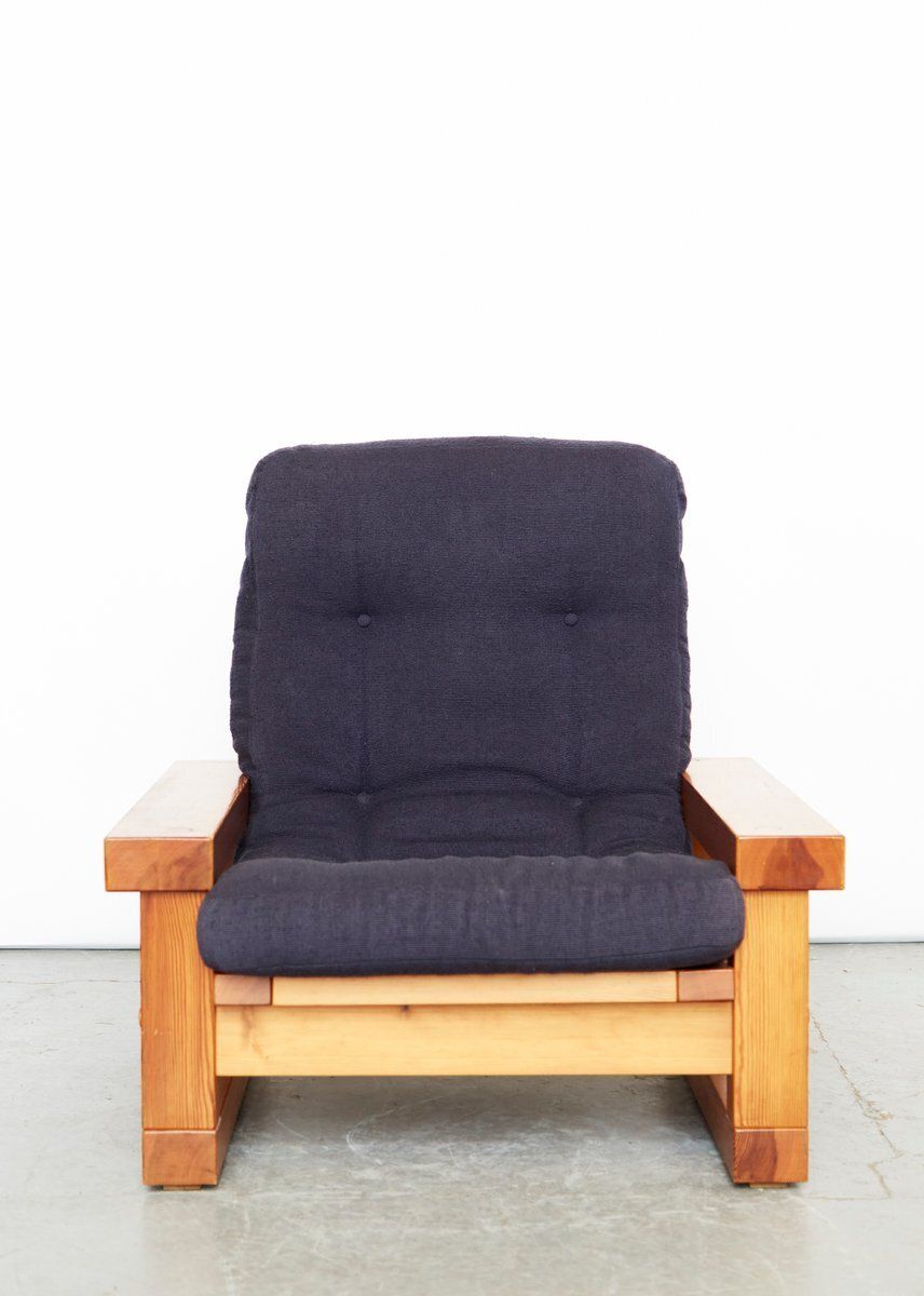 Patron Armchair & Footstool By Christer Lundén For Broby Nya Möbler Ab, 1974, Set Of 2 photo Furniture
