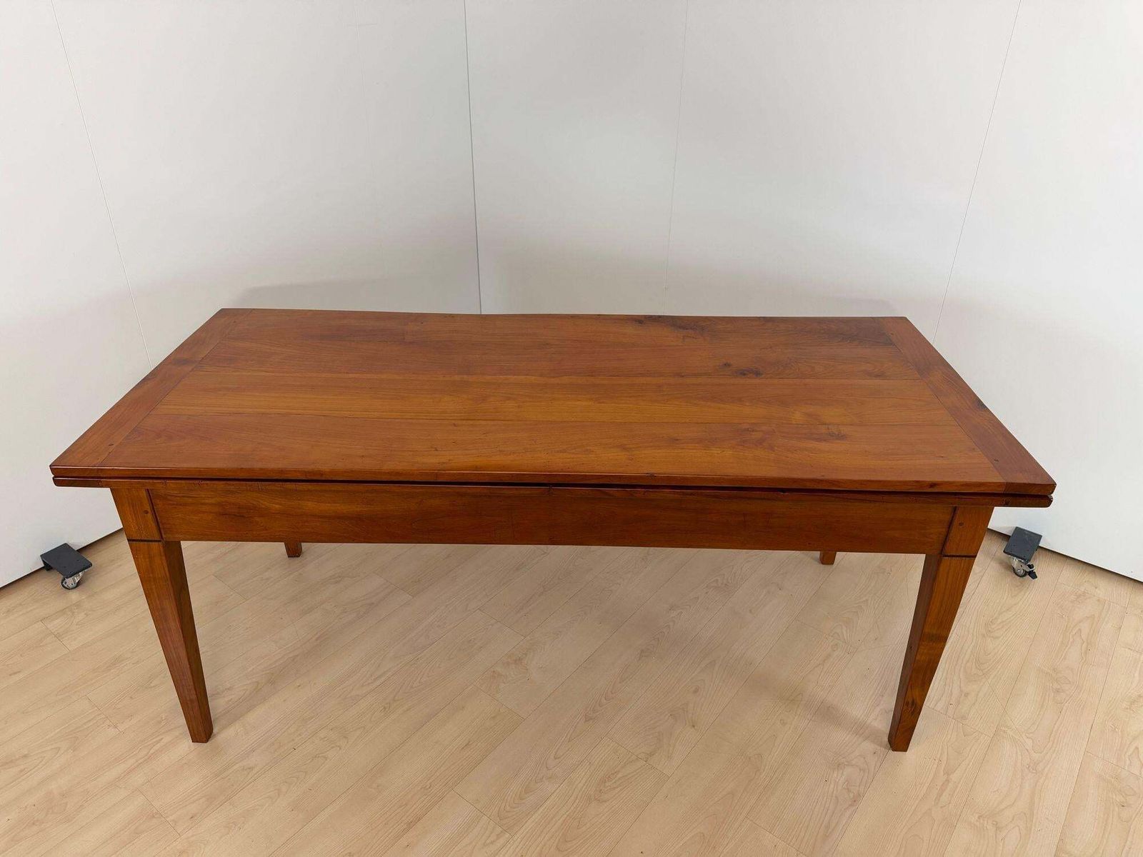 Biedermeier Expandable Table, Cherry Wood, Chestnut, France, Circa 1820 photo for sale