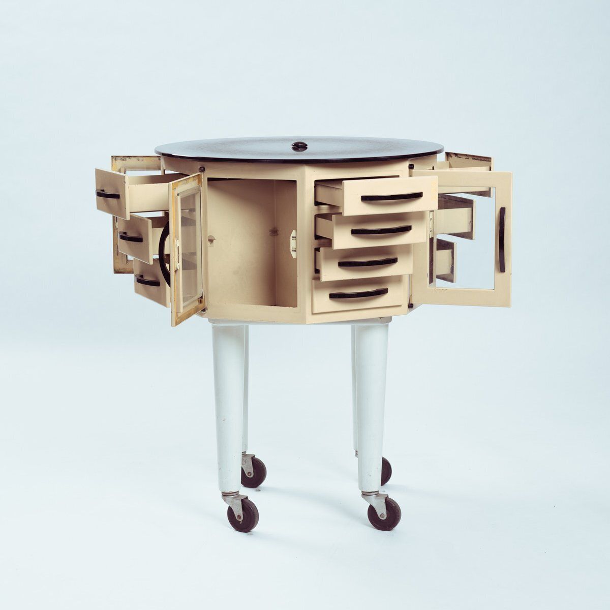 Industrial Turnable Dental Cabinet By Leon Martin, 1950s photo 2135.0