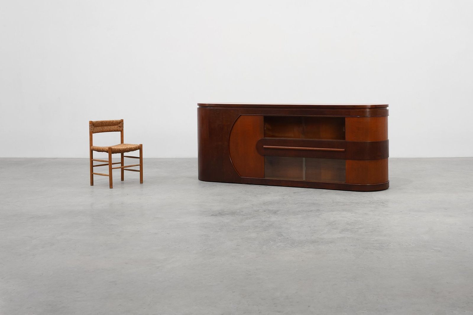 photo furniture Art Deco Monumental Counter Attributed To De Coene, Belgium, 1920s