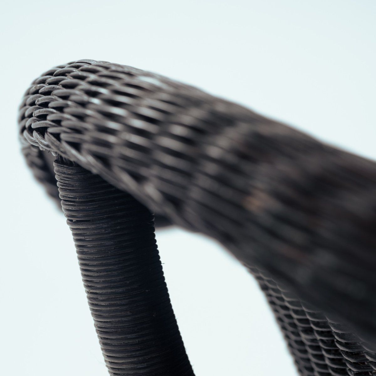 photo buy Set Of Sculptural Rattan Tripod Armchairs, 1980s
