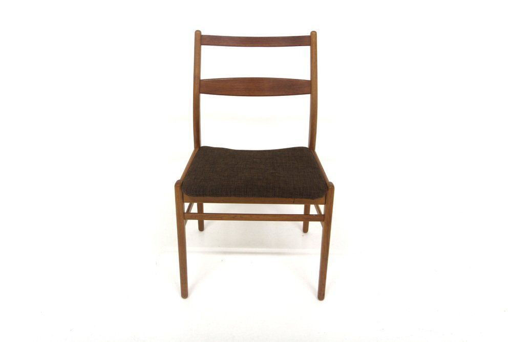 Scandinavian Teak And Oak Chairs, Sweden, 1960s, Set Of 4