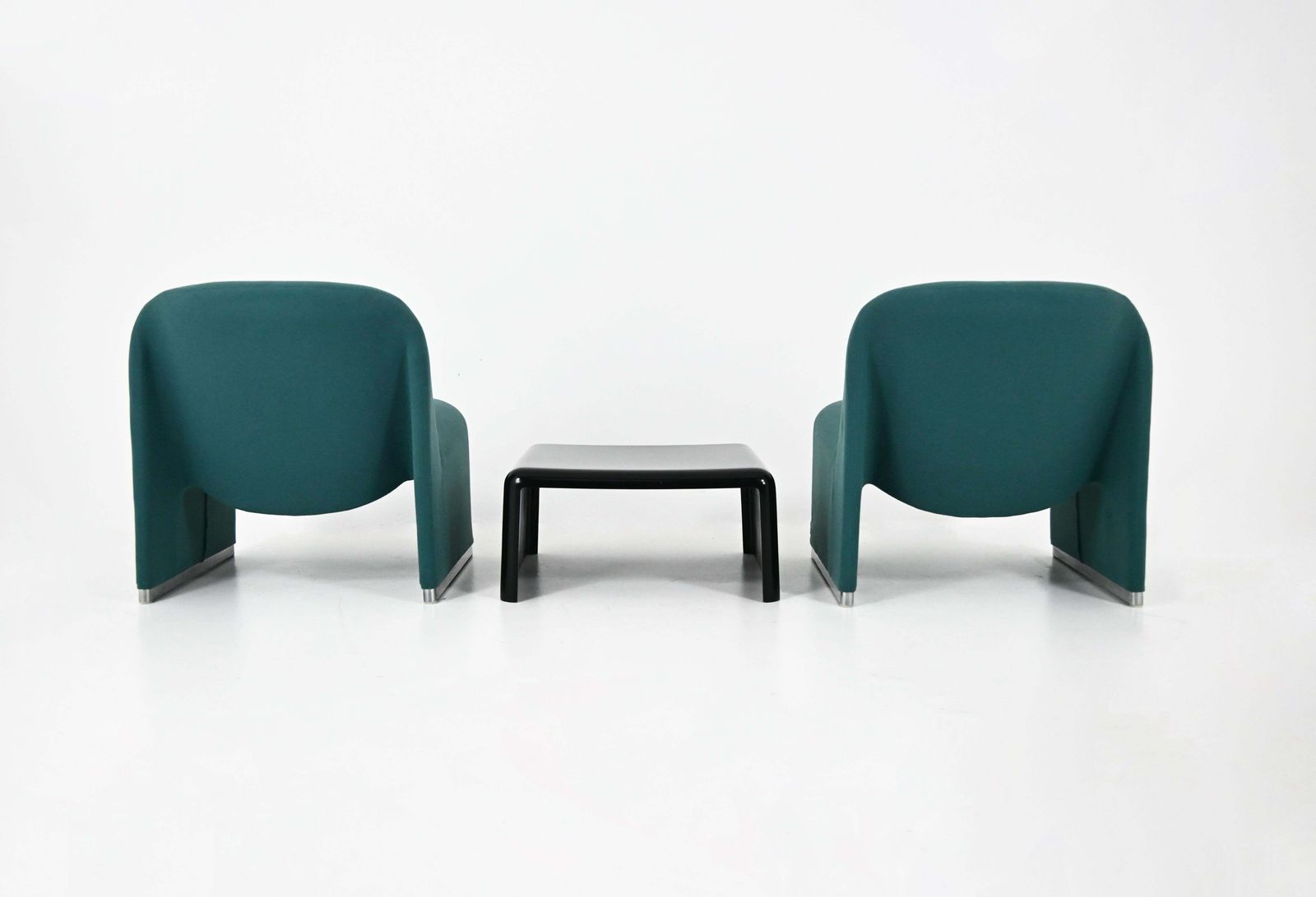 Alky Chairs + Table By Giancarlo Piretti For Anonima Castelli, 1970s, Set Of 3 photo Furniture