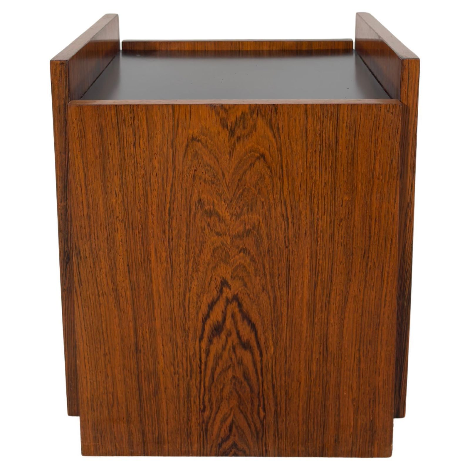 Alfred Hendrickx Set Of Two Night Of Side Tables With Black And White Top