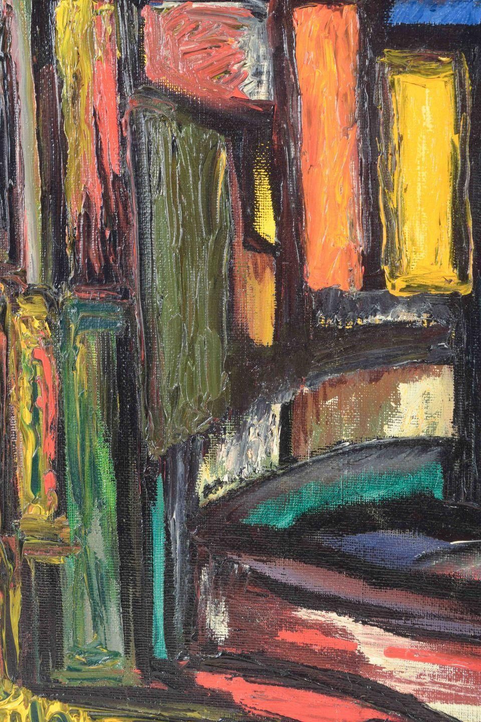 Tord Petter Berlin, Swedish Artist. Oil On Canvas. Abstract Composition. photo for sale