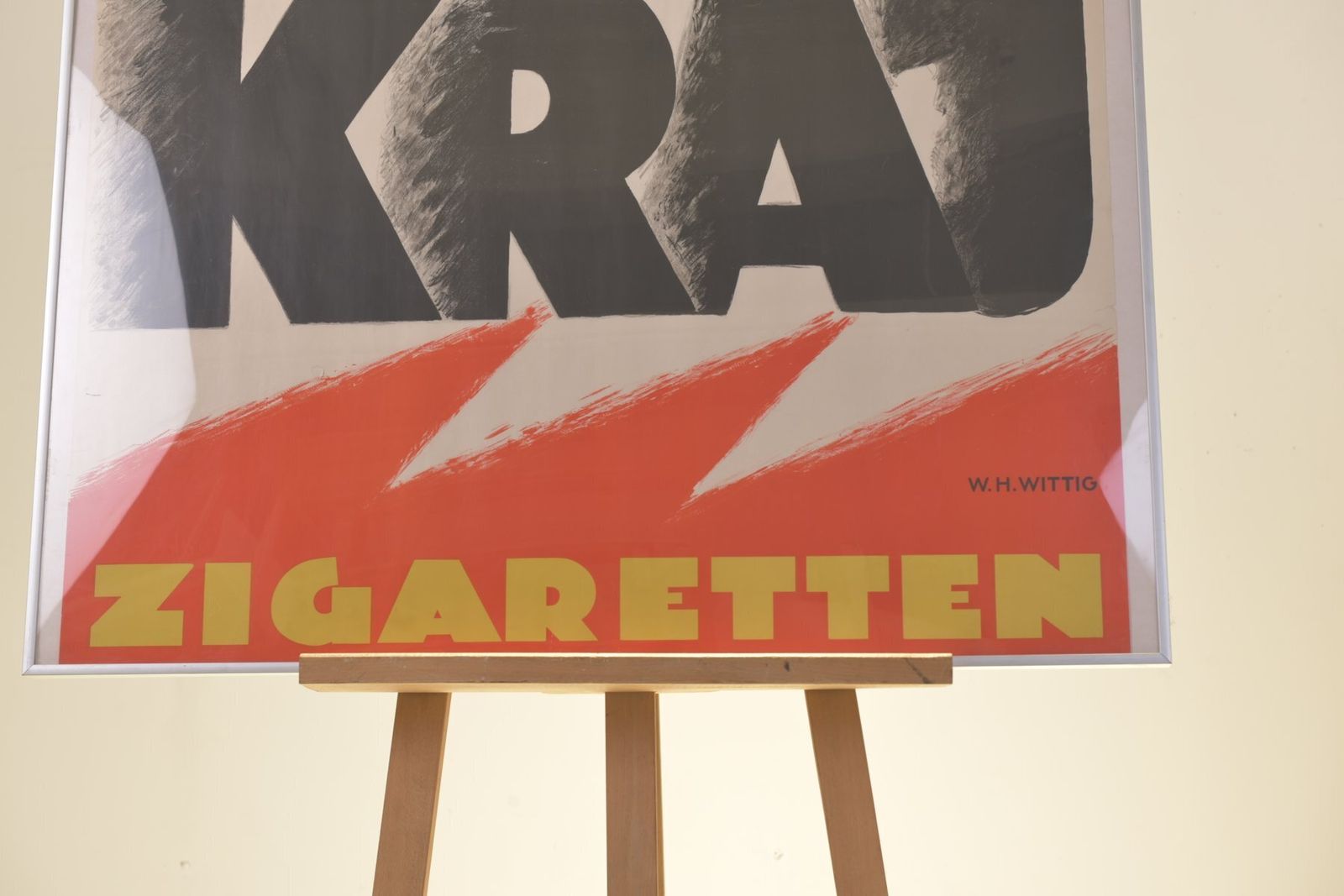 Advertising Poster For Kraj Cigarettes By W.H. Wittig, 1927 photo for sale