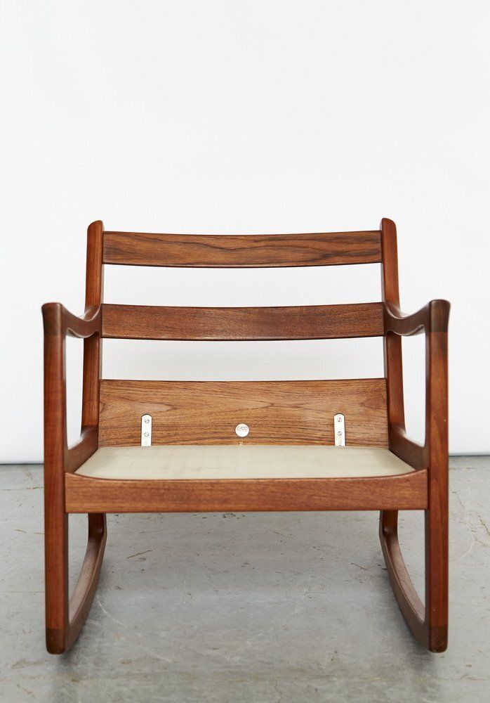 Modern Mid Century Senator Rocking Chair By Ole Wanscher For Cado, 1960s photo Furniture