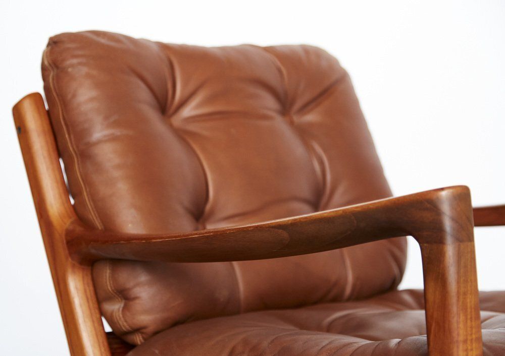 2179.0 Modern Mid Century Senator Rocking Chair By Ole Wanscher For Cado, 1960s photo