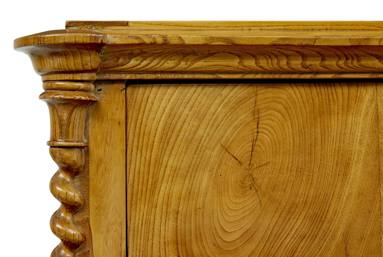 photo furniture Pair Of Mid 19th Century Swedish Carved Elm Chest Of Drawers