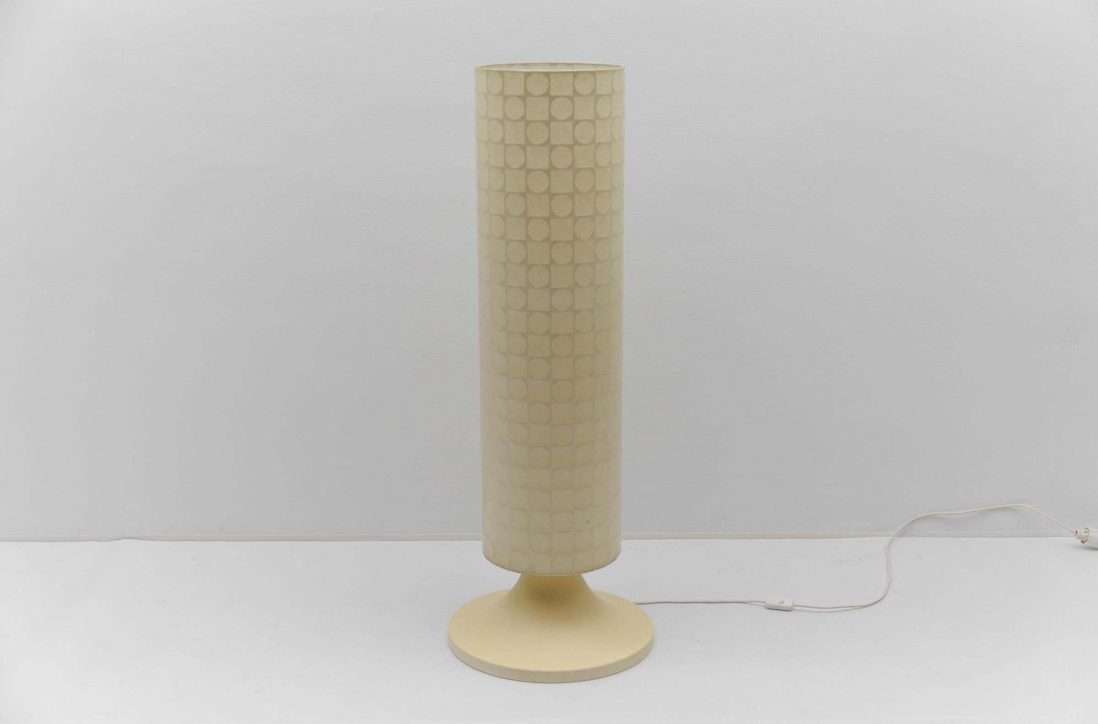 Lovely Geometric Cocoon Floor Lamp By Goldkant Leuchten, 1960s Germany photo for sale
