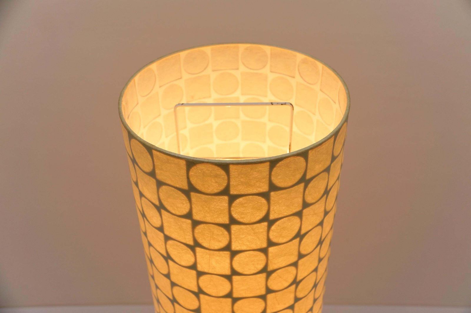 photo furniture Lovely Geometric Cocoon Floor Lamp By Goldkant Leuchten, 1960s Germany