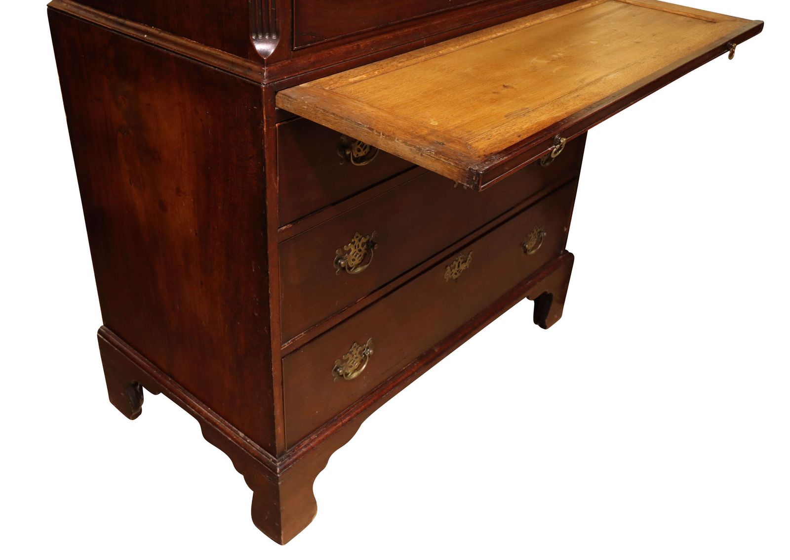 George III Mahogany Chest On Chest With Original Pierced Brasses Circa 1770 photo Furniture