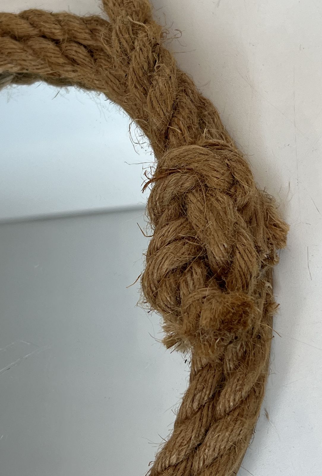 photo vinterior Round Rope Mirror In The Style Of Audoux Minet