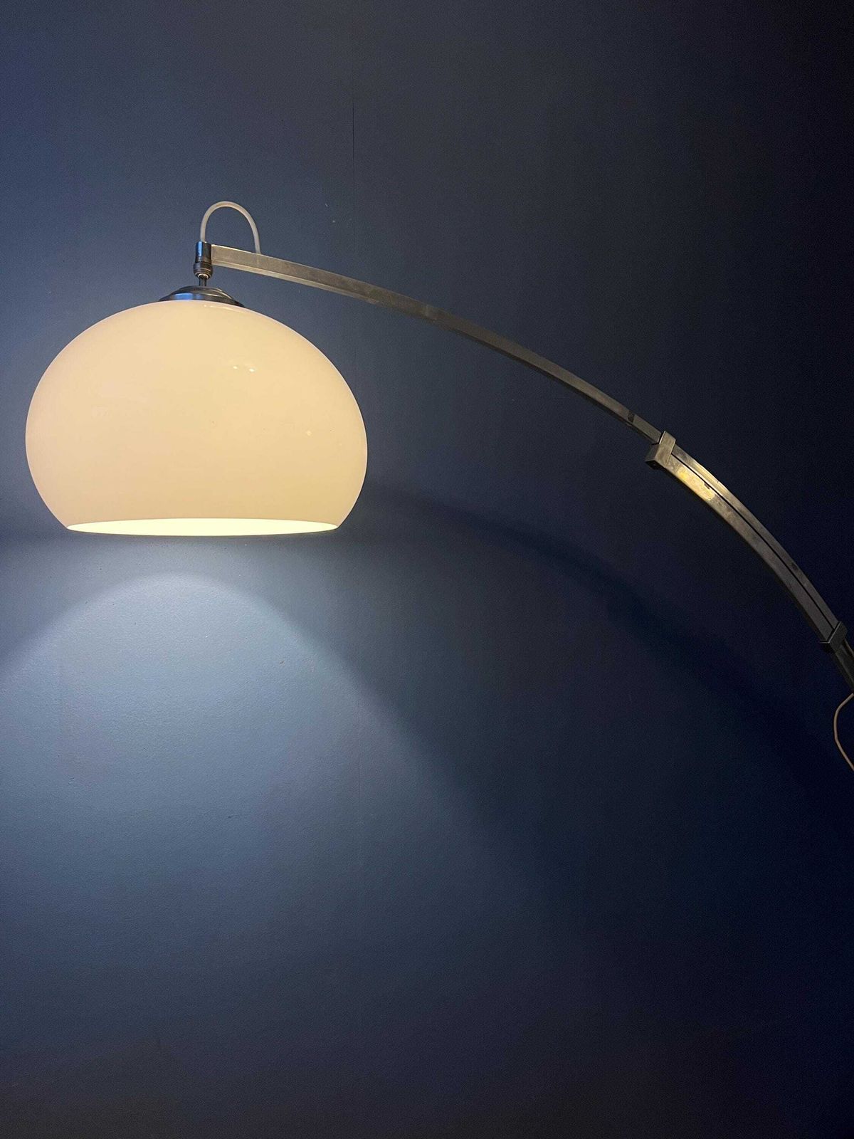 Vintage Space Age Arc Floor Lamp In Style Of Guzzini. photo vinterior