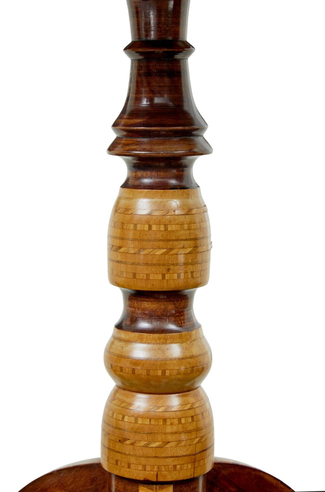 19th Century Italian Inlaid Walnut Sorrento Table photo 1645.0