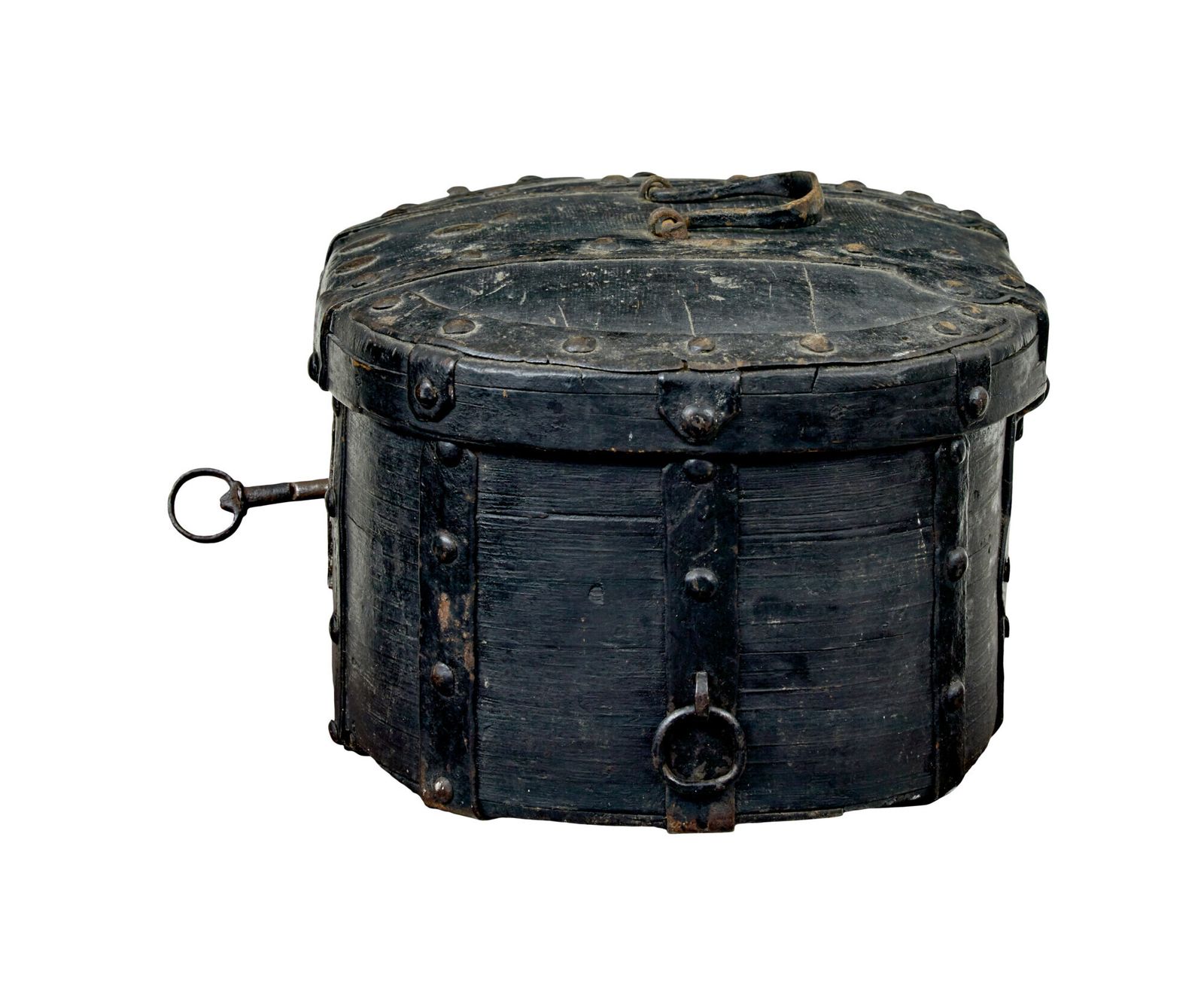 Scandinavian 19th Century Folk Art Handmade Pine Box photo vinterior