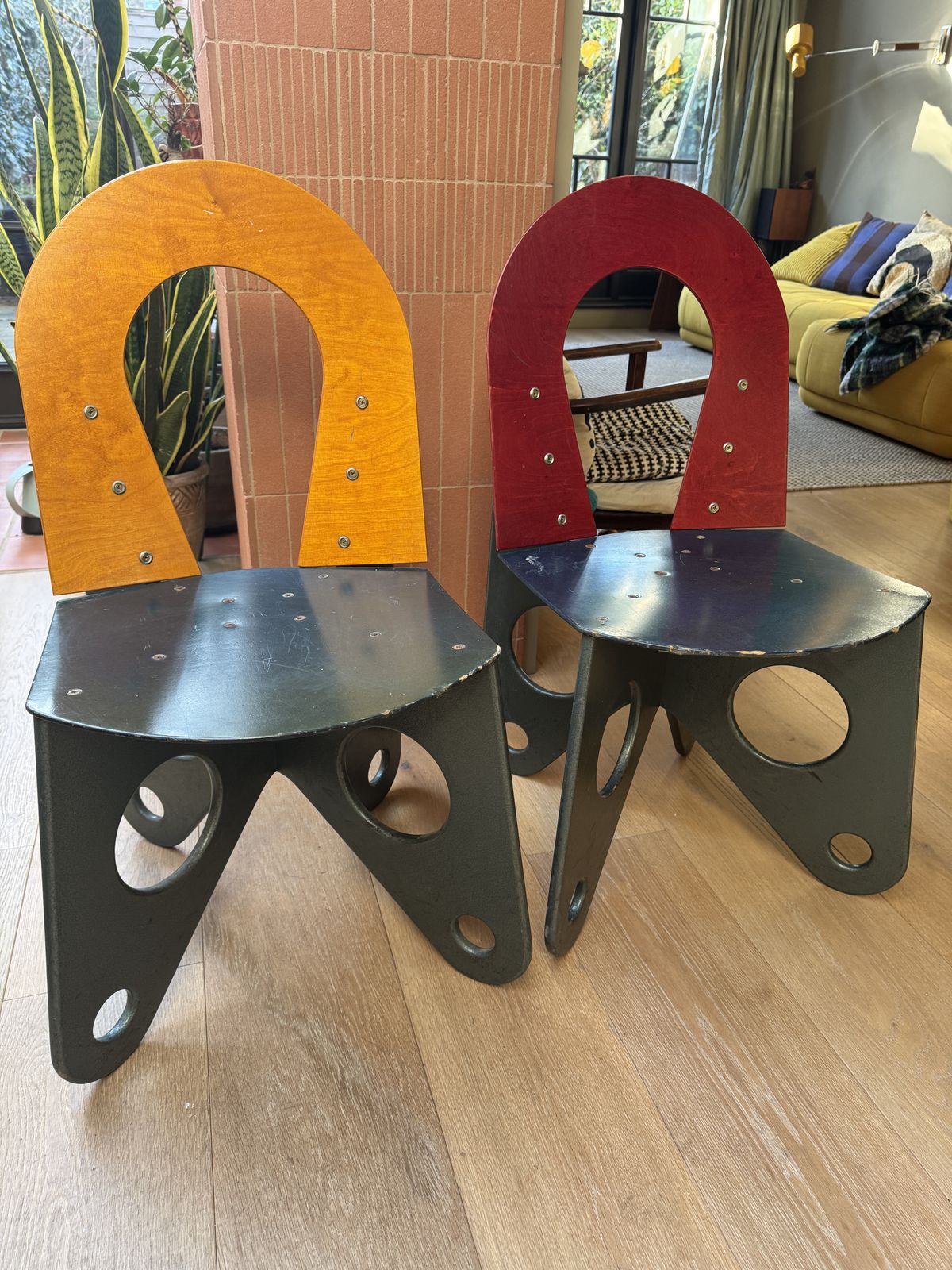 photo vinterior Pair Of 1990’s Pola Chairs Designed By Julyan Wickham