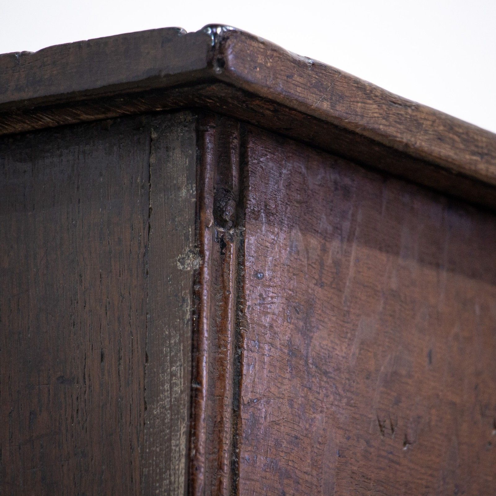 photo for sale Elizabethan 16th Century Small Oak Church Coffer