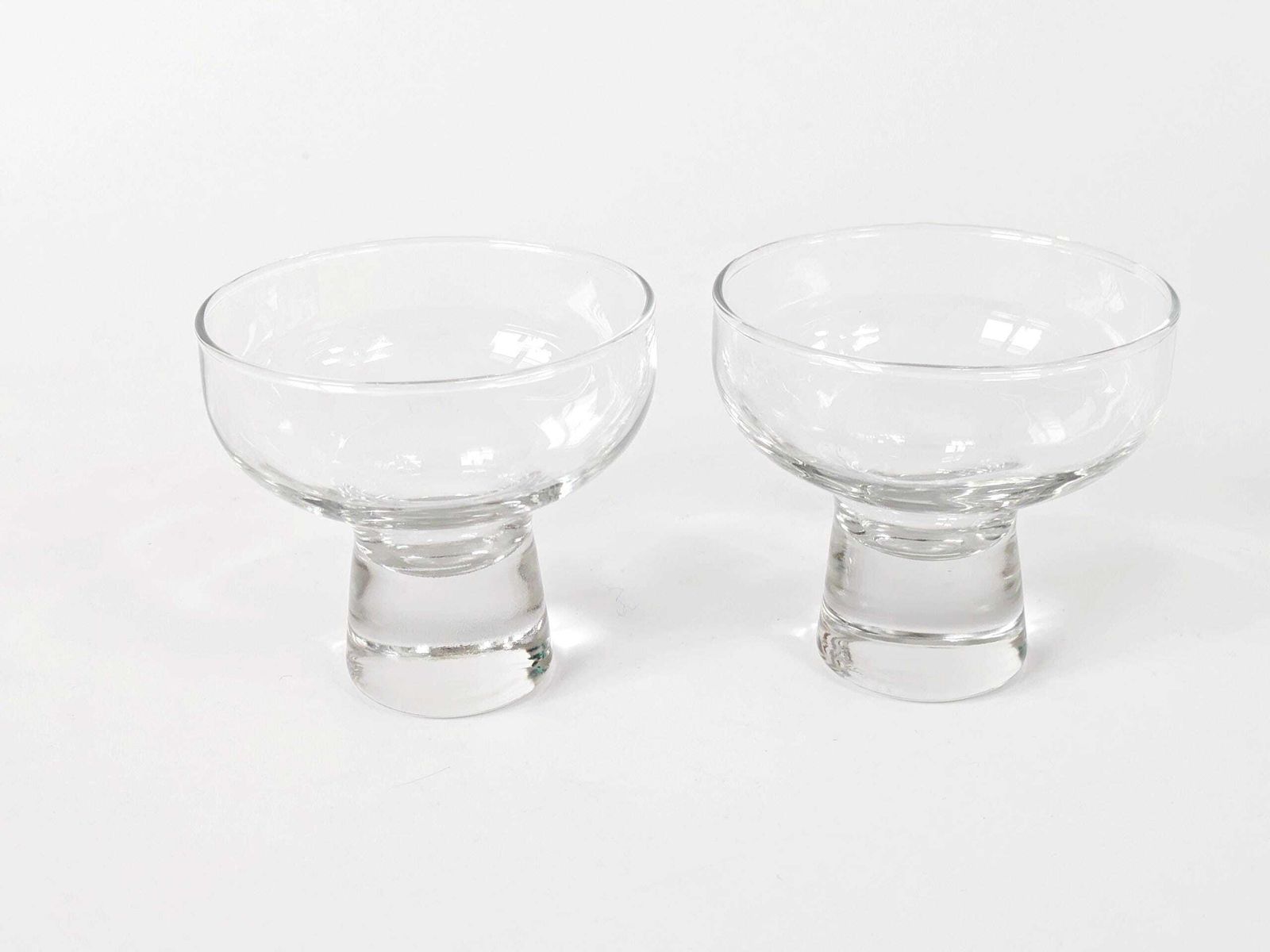 Midcentury Scandinavian Pine Candle Holder With Glass Bowls, Sculptural Nordic Wood Centerpiece photo vintage