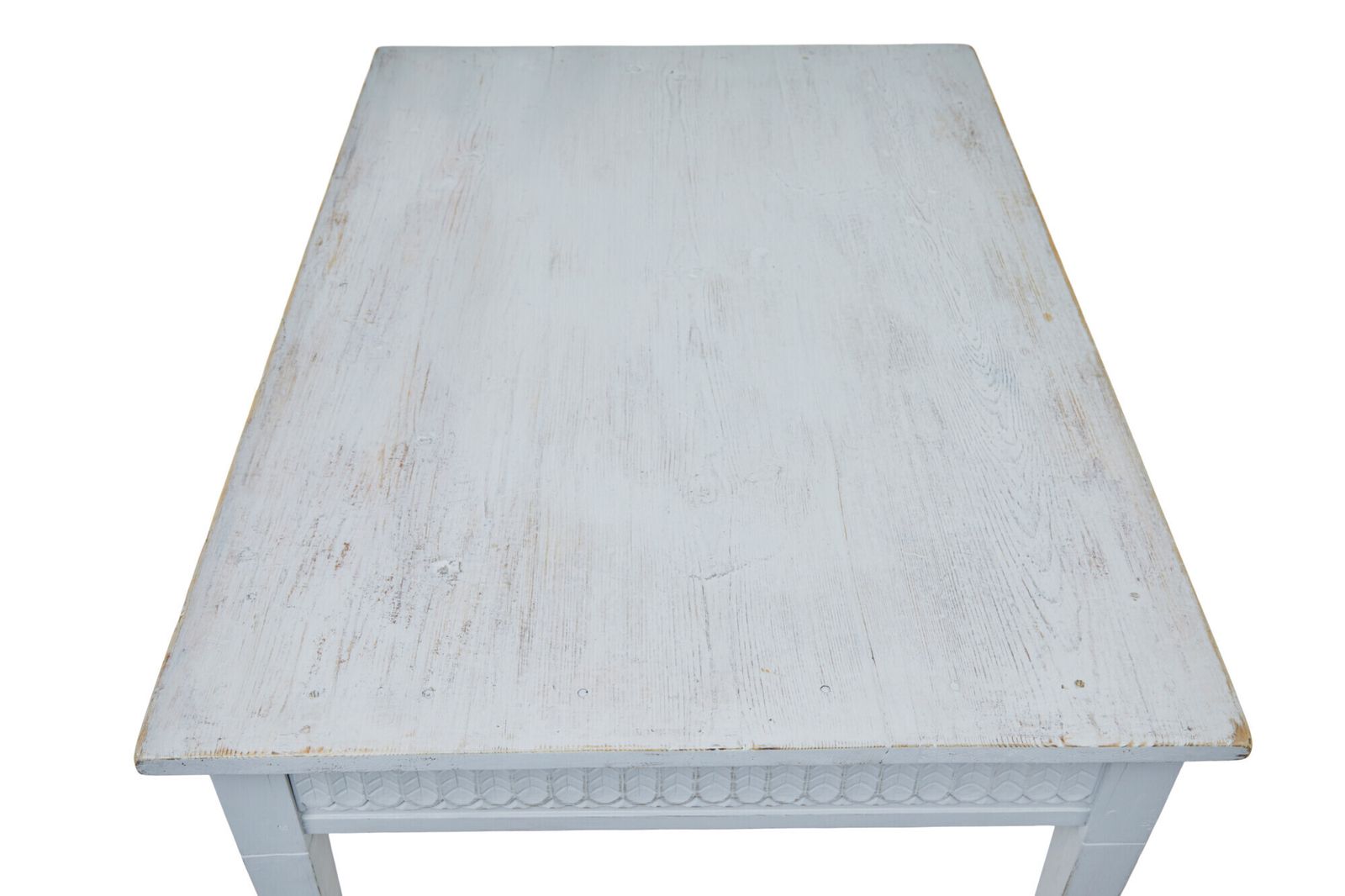 Late 19th Century Painted Pine Swedish Table photo Furniture