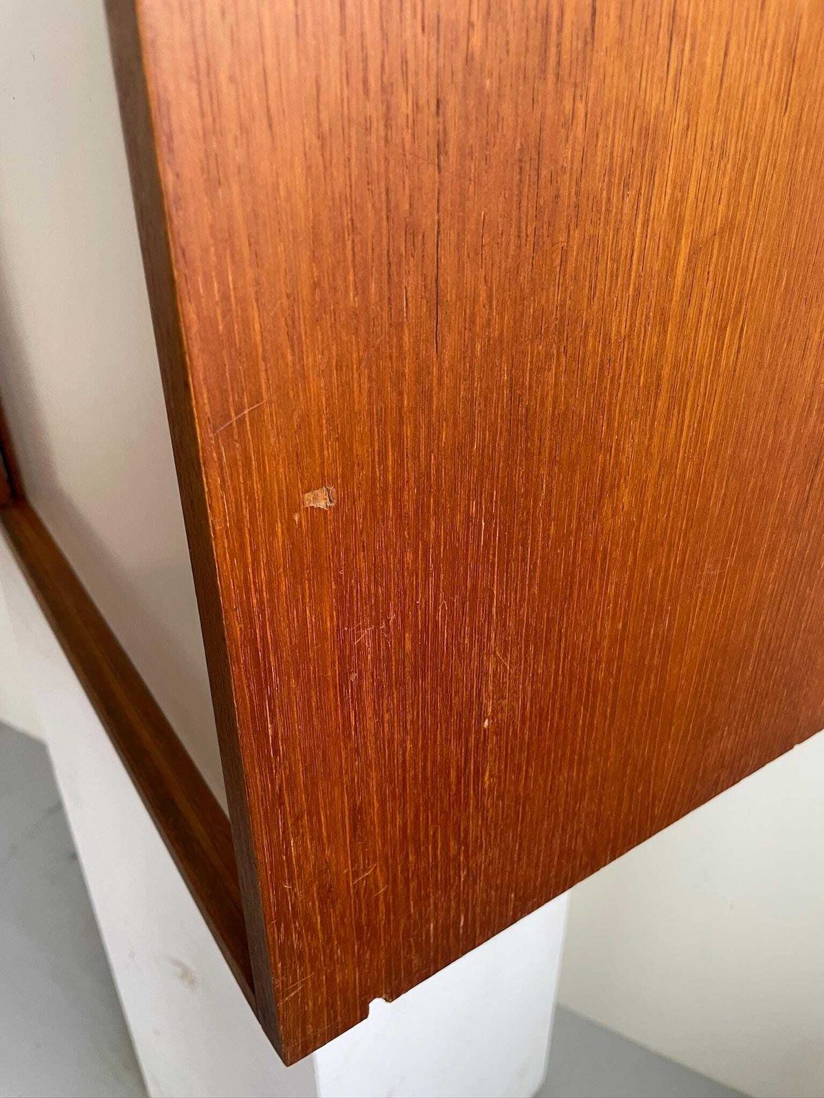 Large Sliding Wooden Doors 89cm White Cabinet Staples Ladderax & 2 Bars (09c) photo vinterior