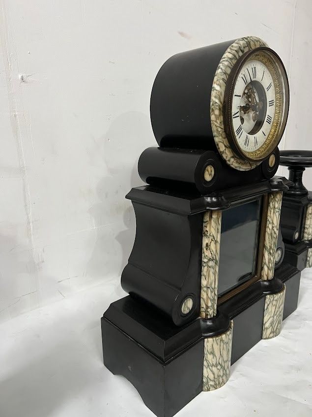 photo furniture Napoleon III Marble Fireplace Trim 19th Century