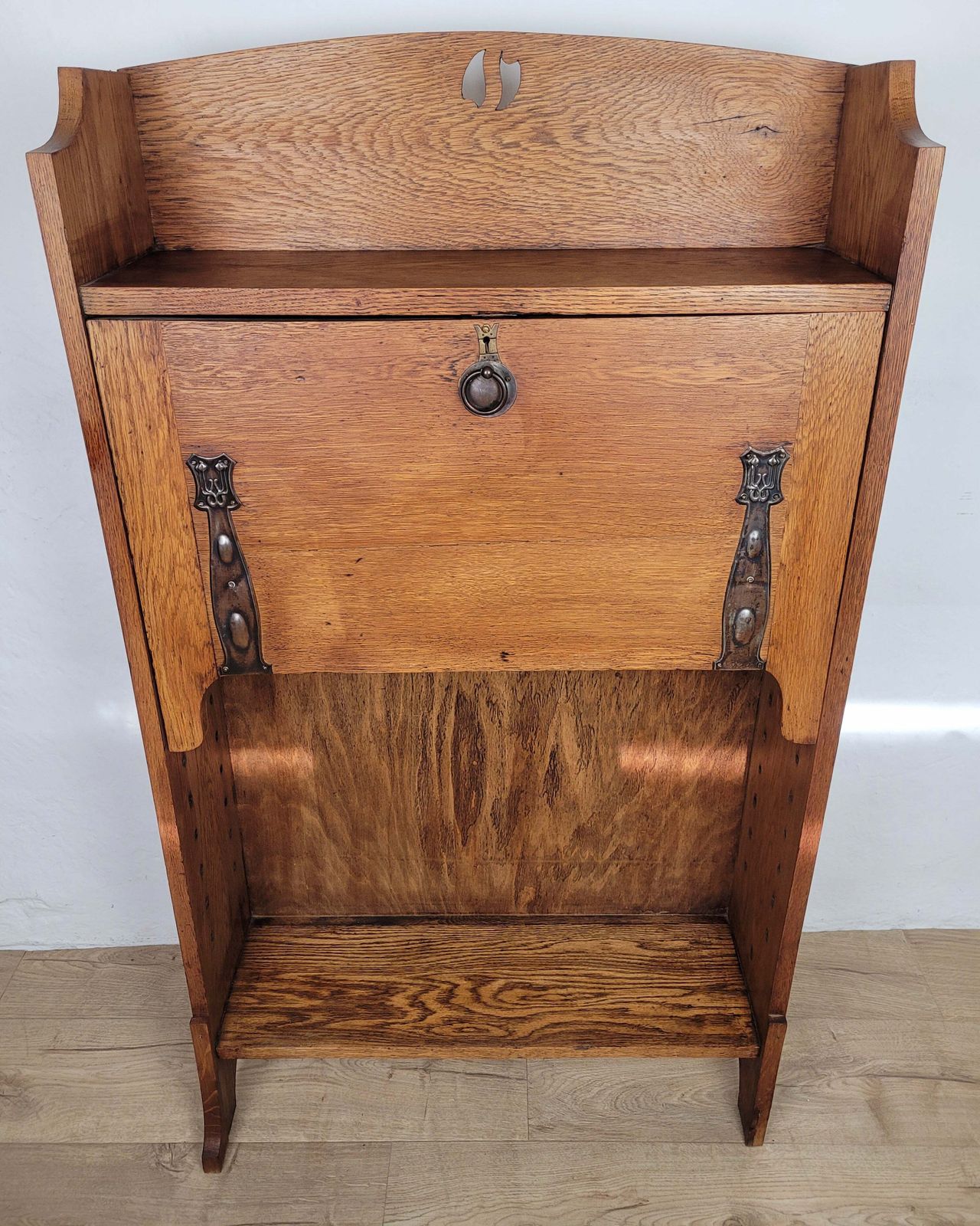photo buy Student Writing Desk Arts & Crafts Oak Country Vintage 1950s