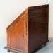 Antique Mahogany Stationery Cabinet – Georgian Desk Letter Box With Drawer, 19th Century photo vintage