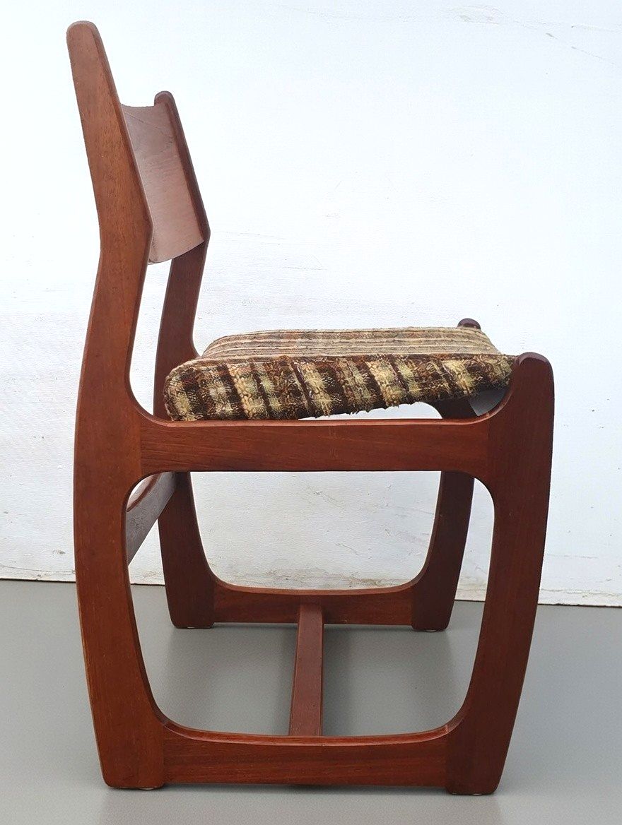 Set Of Four Mid Century Modern  "Danish Range" Teak Chairs By Portwood photo vinterior