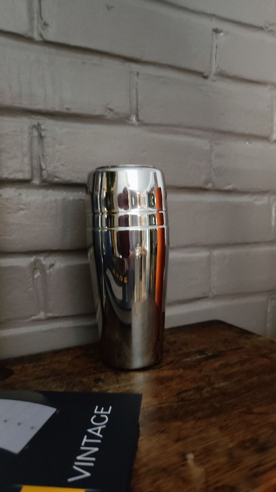250.0 Vintage 1970s Italian Cocktail Shaker Mepra In Stainless Steel photo